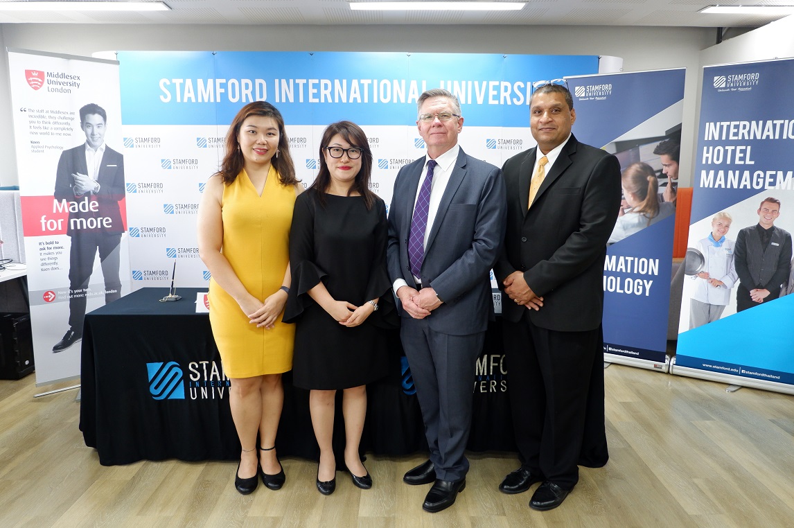Stamford signs MOU with Middlesex University further increasing dual degree options